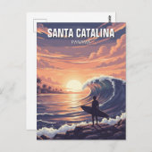 Carte Postale Panama Père Noël Catalina Travel (Devant / Derrière)