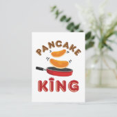 Carte Postale Pancake King samedi matin Pancakes (Debout devant)