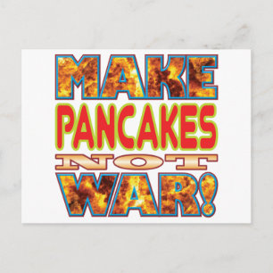 Carte Postale Pancakes Make X