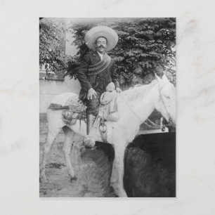Carte Postale Pancho Villa général révolutionnaire mexicain