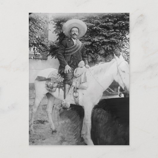 Carte Postale Pancho Villa général révolutionnaire mexicain (Devant)