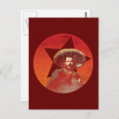 Carte Postale Pancho Villa Vintage étoile rouge (Devant / Derrière)