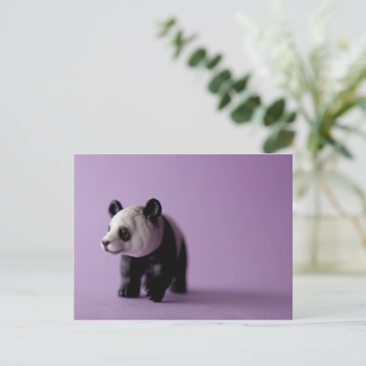 Carte postale Panda (Debout devant)