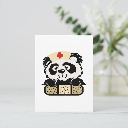 Carte Postale Panda (Debout devant)