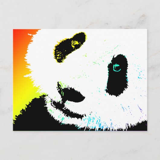 Carte Postale panda. (Devant)