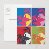 Carte postale Panda (Devant / Derrière)