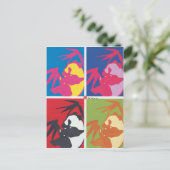 Carte postale Panda (Debout devant)