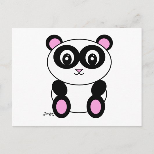 Carte Postale Panda (Devant)