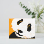 Carte Postale panda. (Debout devant)