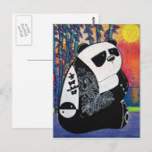 Carte Postale Panda (Devant / Derrière)