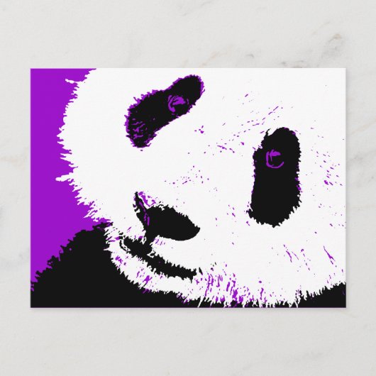 Carte Postale panda. (Devant)