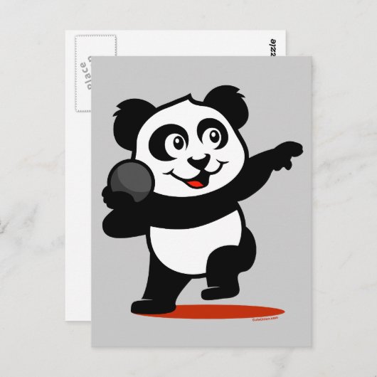Carte Postale Panda (Devant / Derrière)