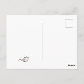 Carte postale Panda (Dos)