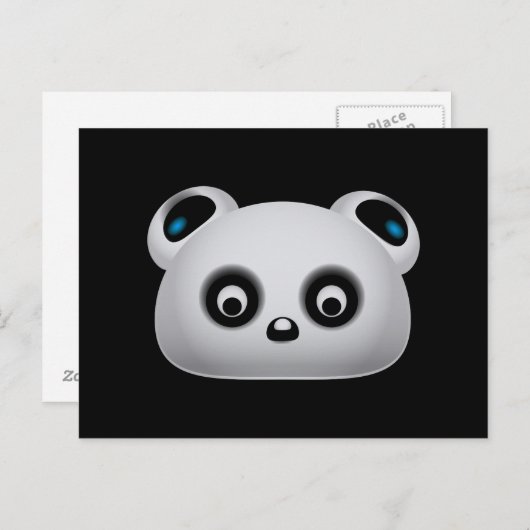 Carte Postale Panda (Devant / Derrière)