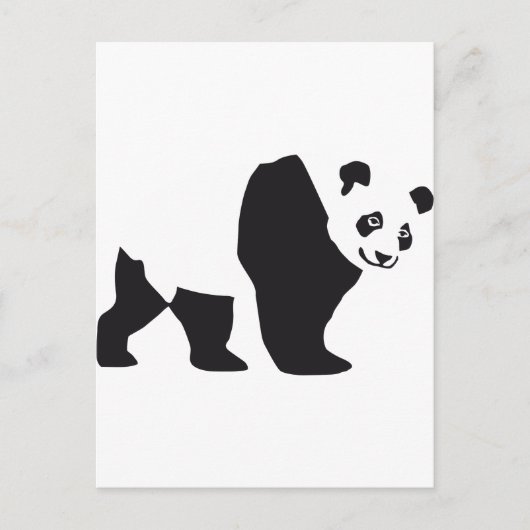 Carte Postale Panda (Devant)