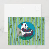 Carte Postale Panda (Devant / Derrière)