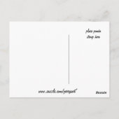 CARTE POSTALE PANDA (Dos)