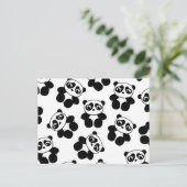 Carte Postale Panda (Debout devant)