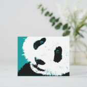 Carte Postale panda. (Debout devant)