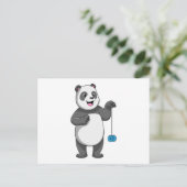 Carte Postale Panda avec Yo-yo (Debout devant)