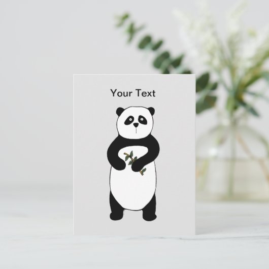 Carte postale Panda Bear (Debout devant)