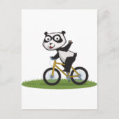 Carte Postale Panda Bear Biker (Devant)