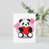 Carte Postale Panda Bear Love (Debout devant)
