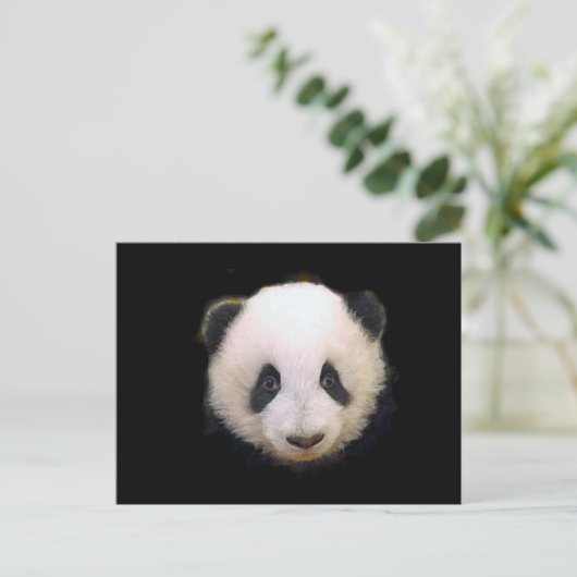 Carte Postale Panda bébé (Debout devant)