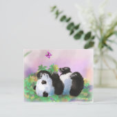 Carte Postale Panda bébé (Debout devant)