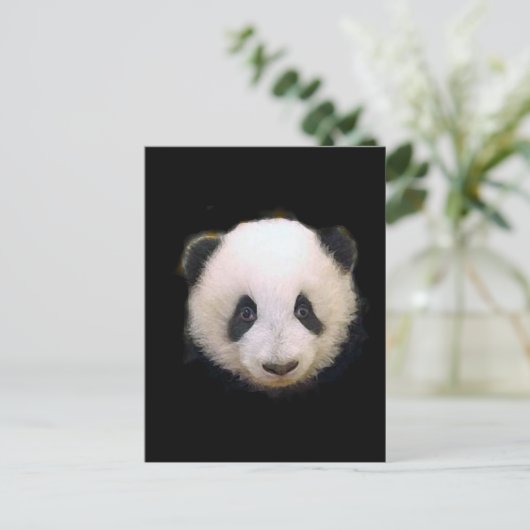 Carte Postale Panda bébé (Debout devant)