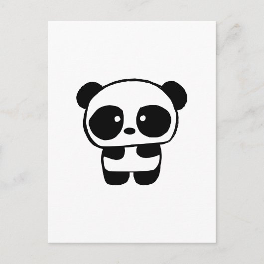 Carte Postale Panda bébé mignonne (Devant)