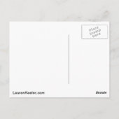 Carte Postale Panda chaud (Dos)