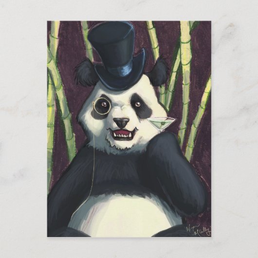 Carte Postale Panda classique (Devant)
