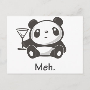 Carte Postale Panda de Meh