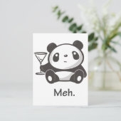 Carte Postale Panda de Meh (Debout devant)
