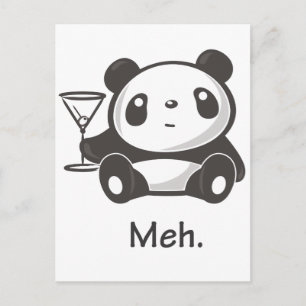 Carte Postale Panda de Meh