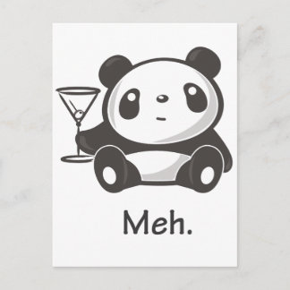 Carte Postale Panda de Meh