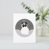 Carte Postale Panda de neige (Debout devant)