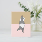 Carte Postale Panda de yoga (Debout devant)