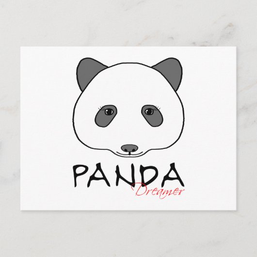Carte Postale Panda Dreamer (Devant)