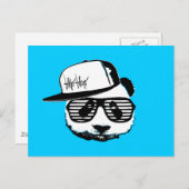 Carte Postale Panda du ghetto (Devant / Derrière)