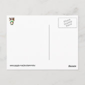 Carte Postale Panda du Jour des morts (Dos)