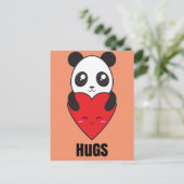 Carte Postale Panda Hugs (Debout devant)