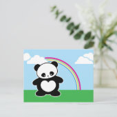 Carte Postale Panda Kawaii (Debout devant)