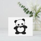 Carte Postale Panda Kawaii (Debout devant)