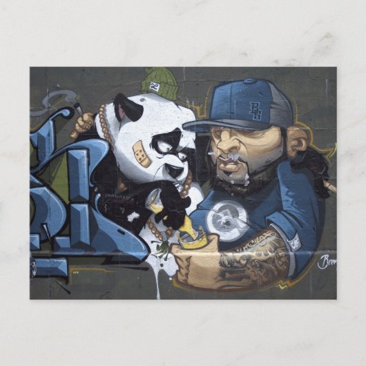 Carte Postale Panda Love (Devant)