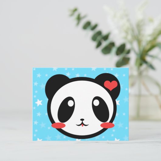 Carte Postale Panda Luv ! (Debout devant)