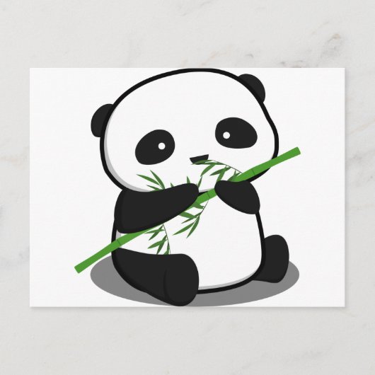 Carte Postale Panda mignon (Devant)