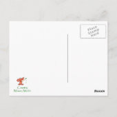 Carte Postale Panda mignonne, Ours asiatique, Aquarelle (Dos)