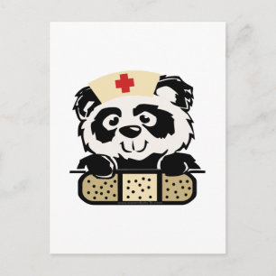 Carte Postale Panda Nurse